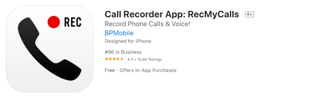 أفضل برنامج تسجيل مكالمات للايفون 2021 أفضل برنامج لتسجيل المكالمات للايفون مجانا تسجيل المكالمات للايفون iOS 14 برنامج تسجيل المكالمات أبل ستور تحميل برنامج Call Recorder للايفون مجانا أفضل برنامج تسجيل مكالمات 2021 تسجيل مكالمة فيديو ماسنجر للايفون أداة تسجيل المكالمات للايفون iOS 14 هل يوجد تسجيل المكالمات في الآيفون